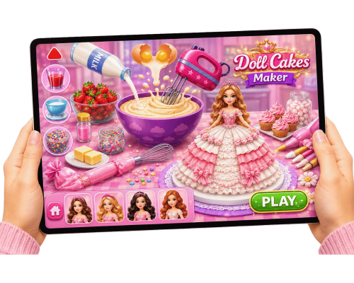 Doll Cakes Maker Bakery